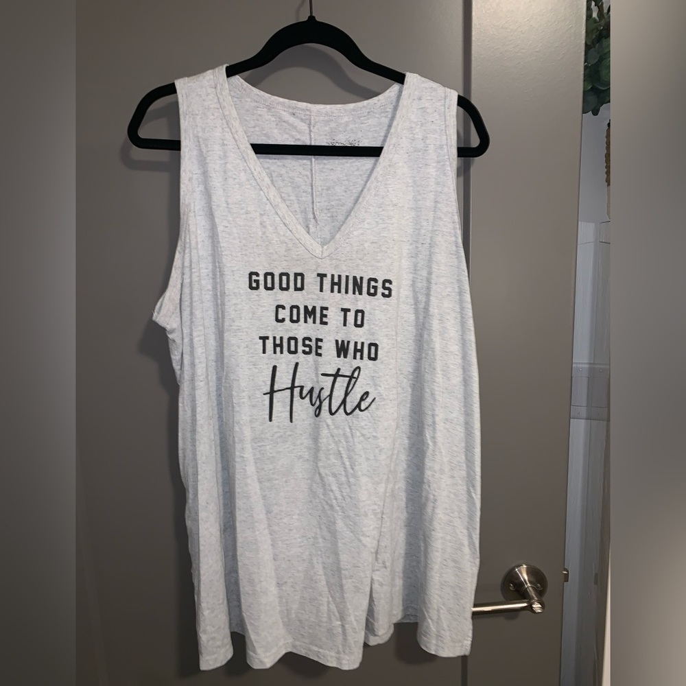 Lane Bryant LIVI Workout V-neck Tank-Top